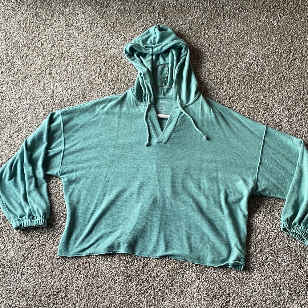 Sonoma Teal Green Lightweight Hoodie E